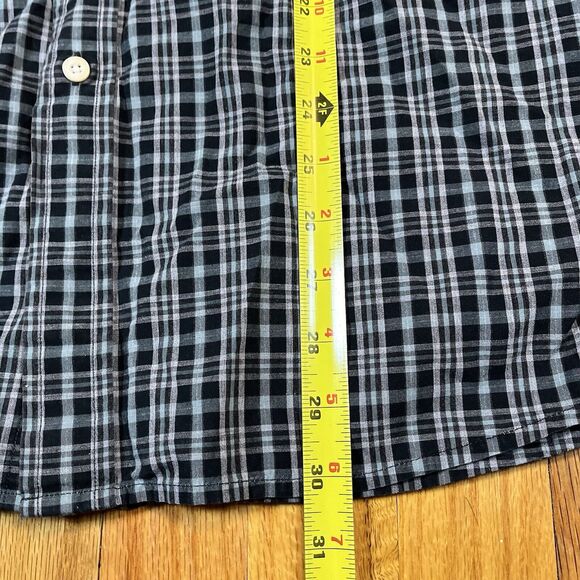 Pendleton Short Sleeve Green Plaid Button Down Shirt Size Large See Note - Picture 4 of 7